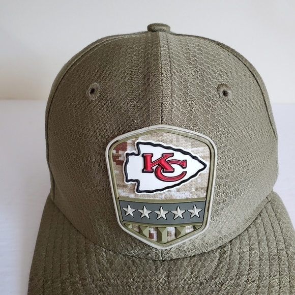 KANSAS City Cheifs New Era Salute to Service Adjustable Hat Youth - Picture 2 of 8
